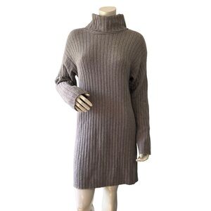 Abercrombie & Fitch brown turtleneck cozy sweater dress Medium
